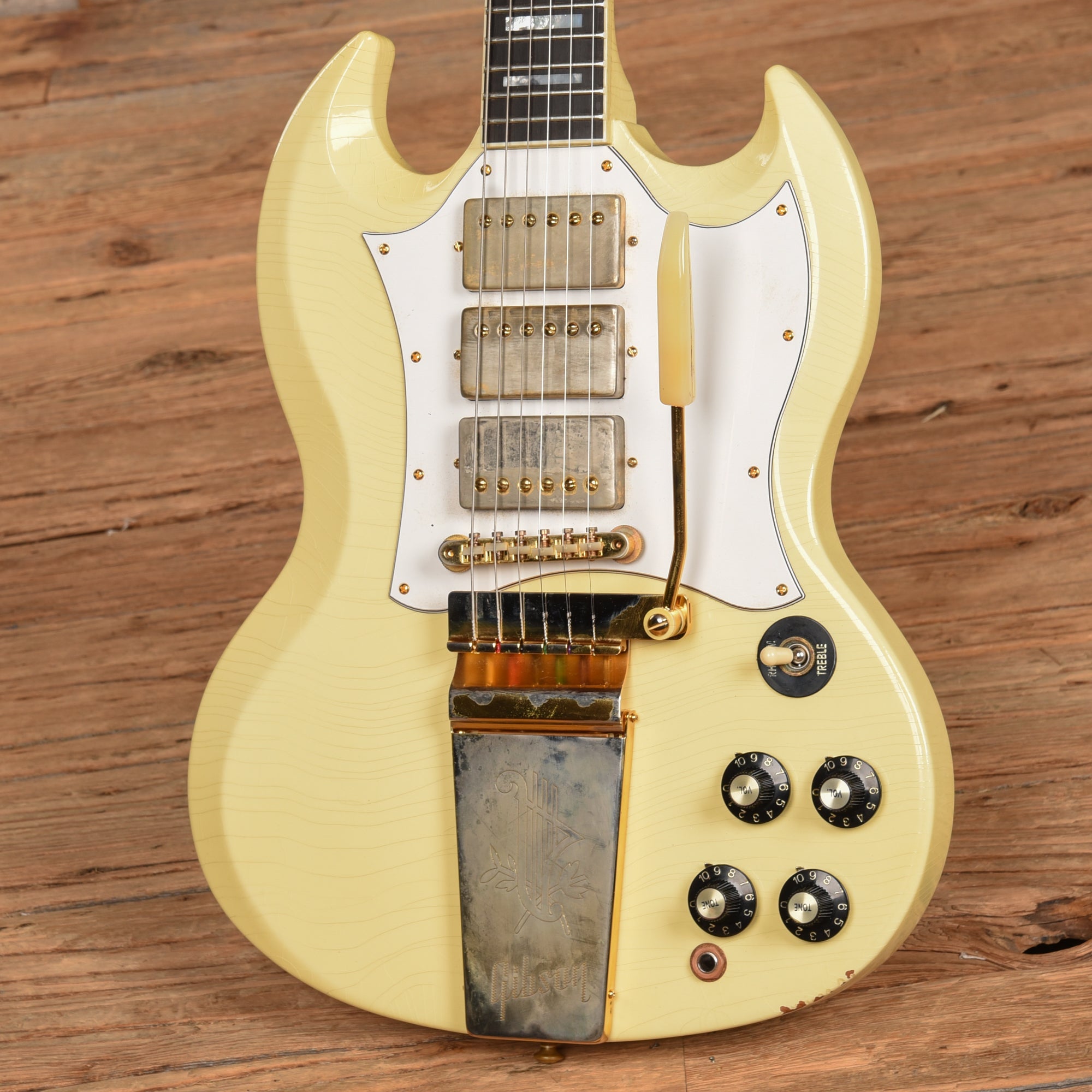 Gibson Custom Shop Jimi Hendrix Signature '67 SG Custom Reissue Polaris White 2020