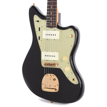 Fender Custom Shop 1962 Jazzmaster "Chicago Special" Journeyman Relic Aged Black w/Painted Headcap & Gold Hardware