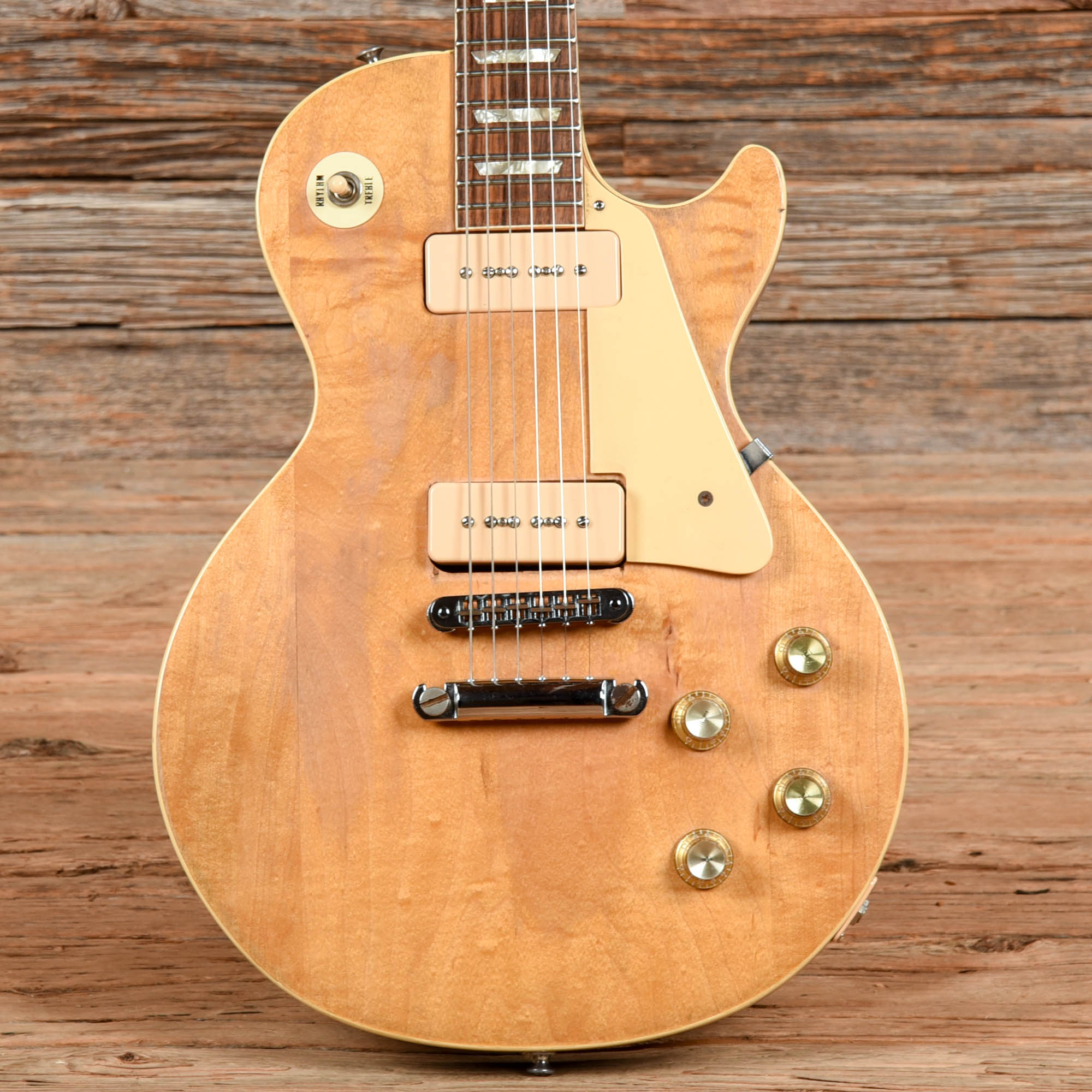 Gibson Les Paul Deluxe Stripped Natural 1972