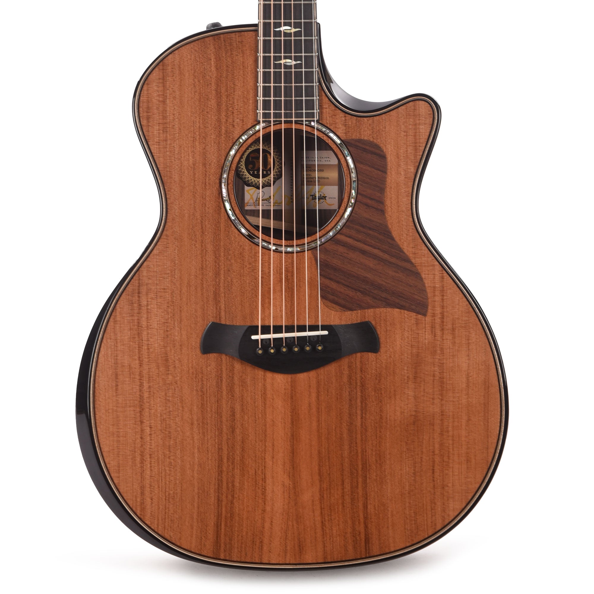 Taylor Limited 50th Anniversary Builder's Edition 814ce Grand Auditorium Sinker Redwood/Rosewood Natural Top