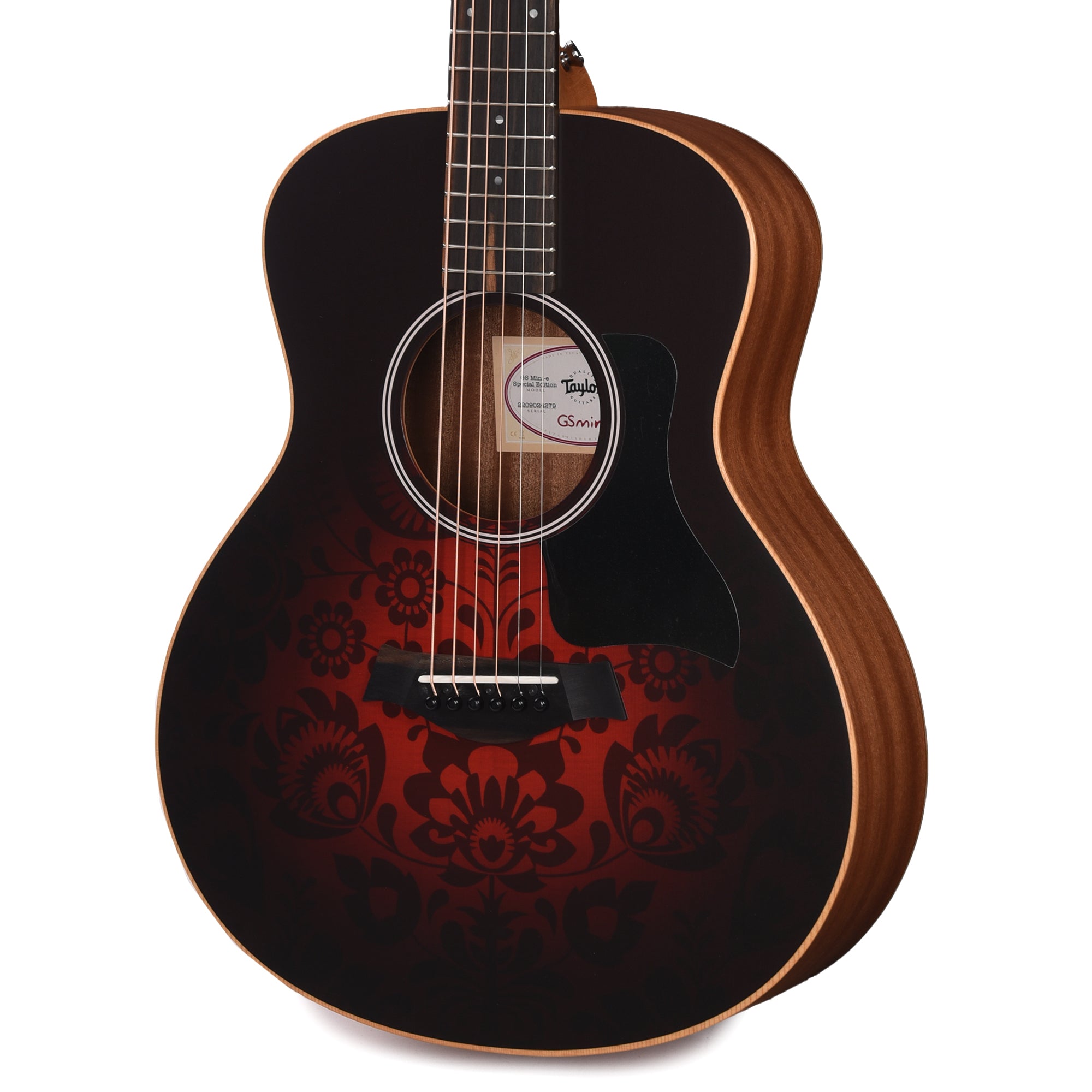 Taylor Special Edition GS Mini-e Torrefied Sitka/Sapele Victorian Burst Top ES-B