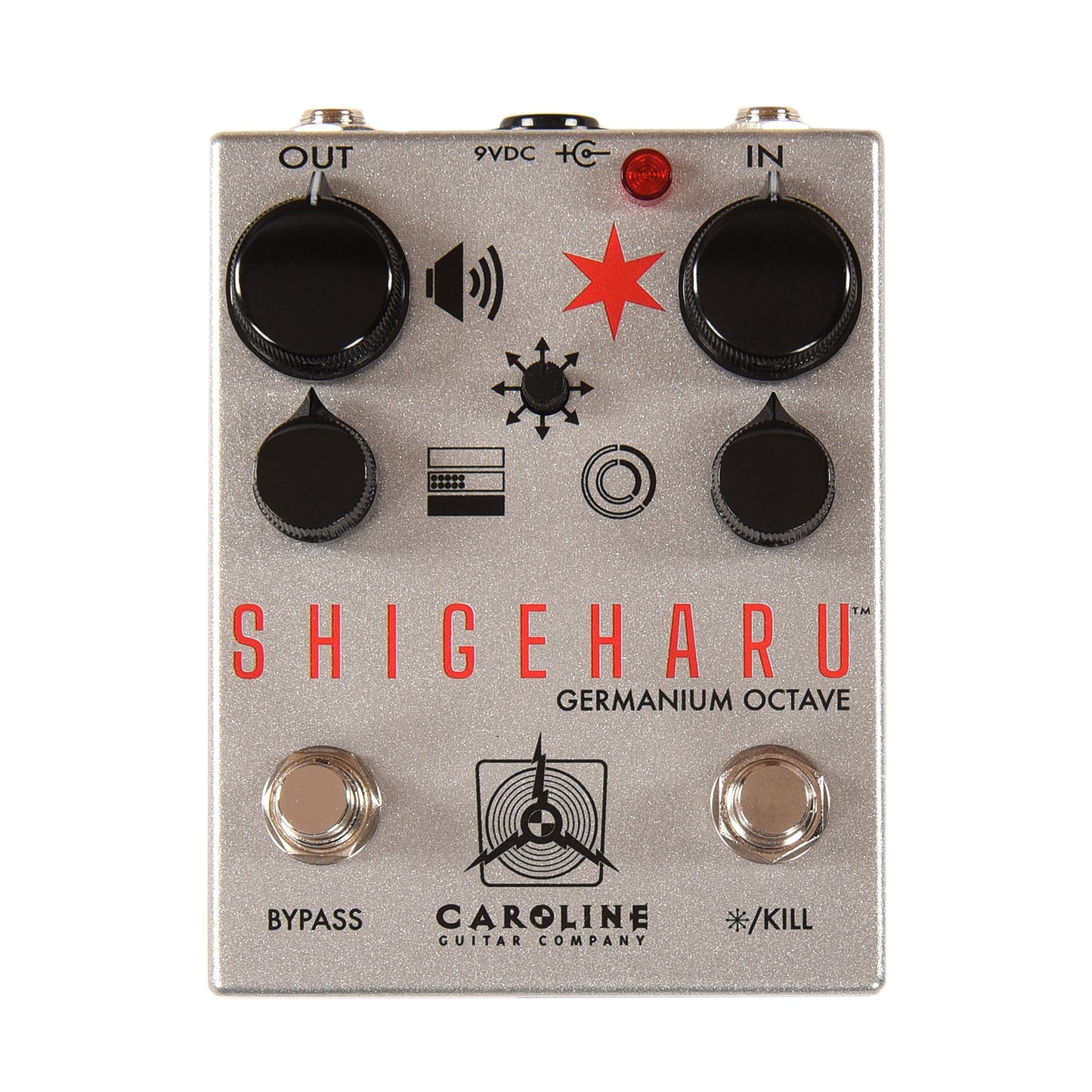 Caroline Shigeharu Germanium Fuzz/Octave Pedal Silver