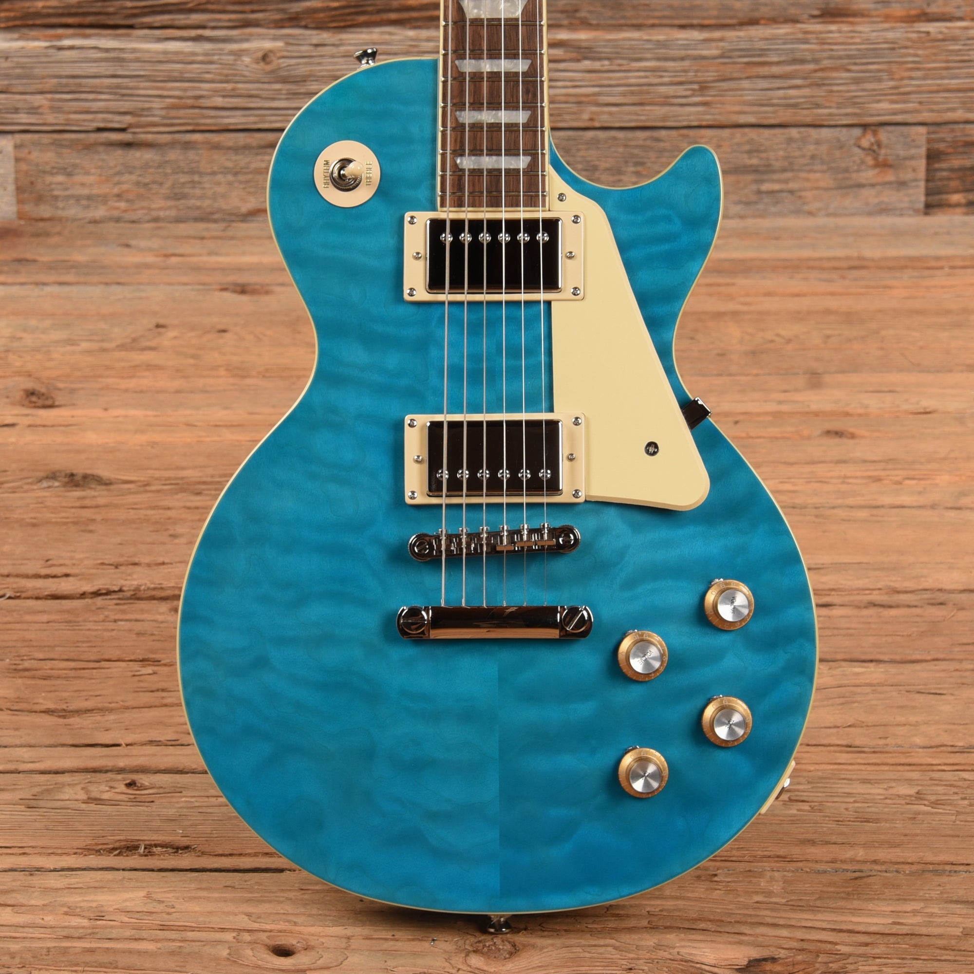 Epiphone Les Paul Standard '60s Quilt Top Transparent Blue 2023