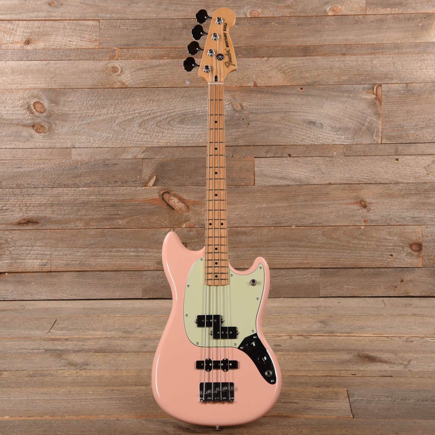 Fender Player Mustang Bass PJ Shell Pink w/Mint Pickguard