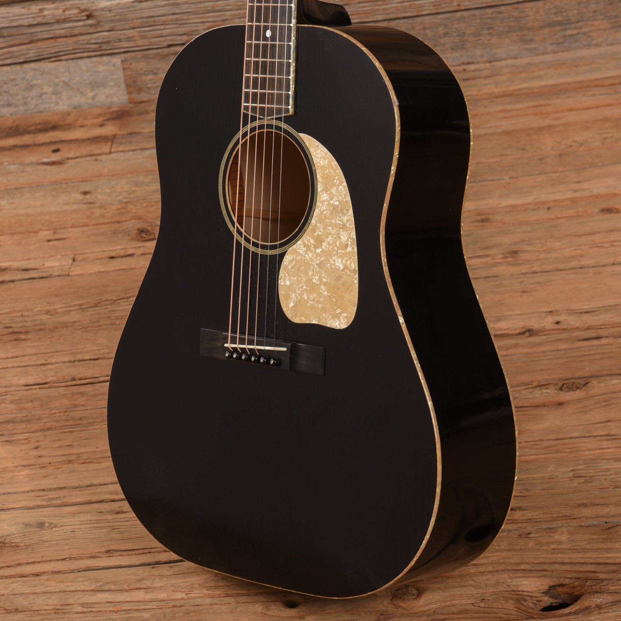 Atkin J43BP Sitka Top Maple Back and Sides Black 2023