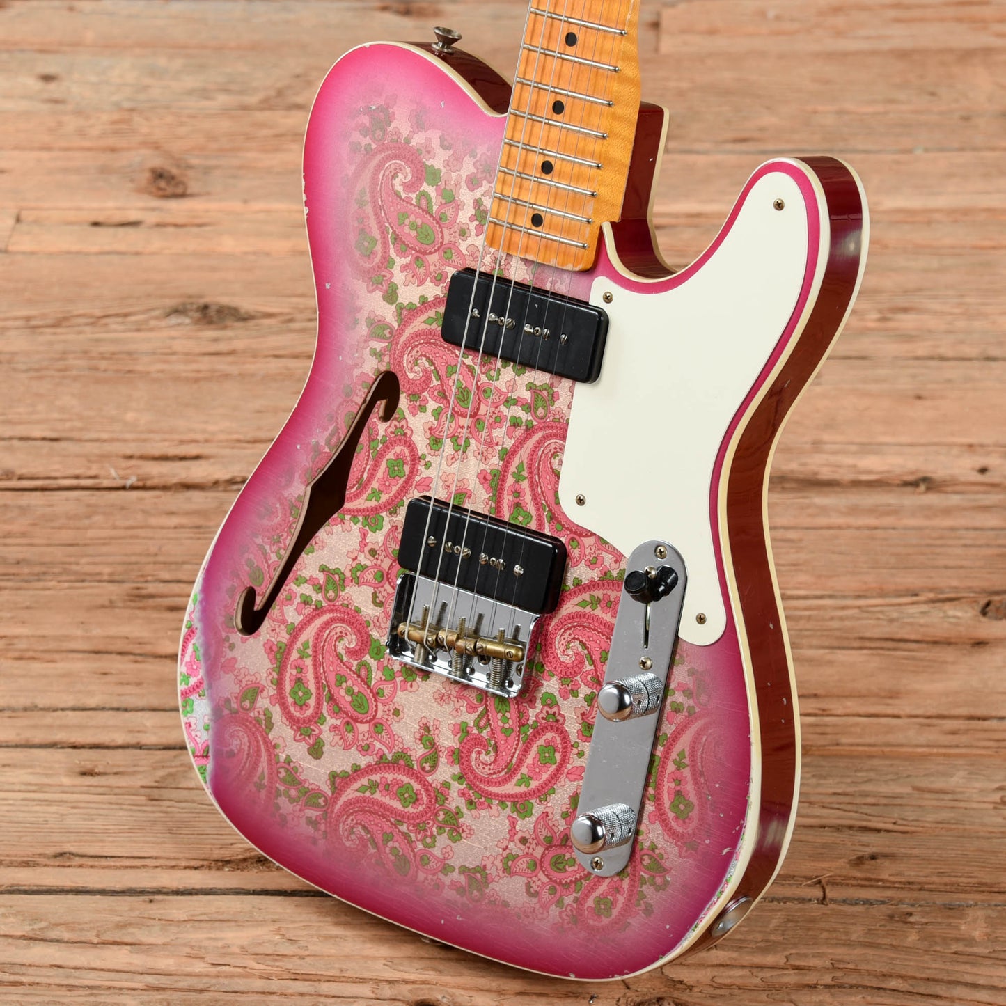 Fender Custom Shop Limited Edition Dual P90 Telecaster Relic Pink Paisley 2023