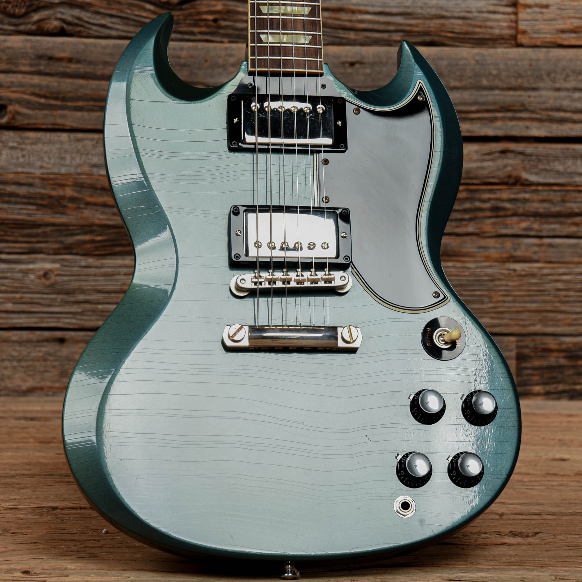 Gibson Custom Murphy Lab '61 Les Paul (SG) Standard Ultra Light Aged Pelham Blue 2023