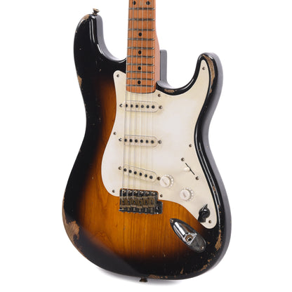 Fender Custom Shop 1954 Stratocaster Relic Wide Band Black 2-Color Sunburst Master Built by Levi Perry w/Fuzz Circuit