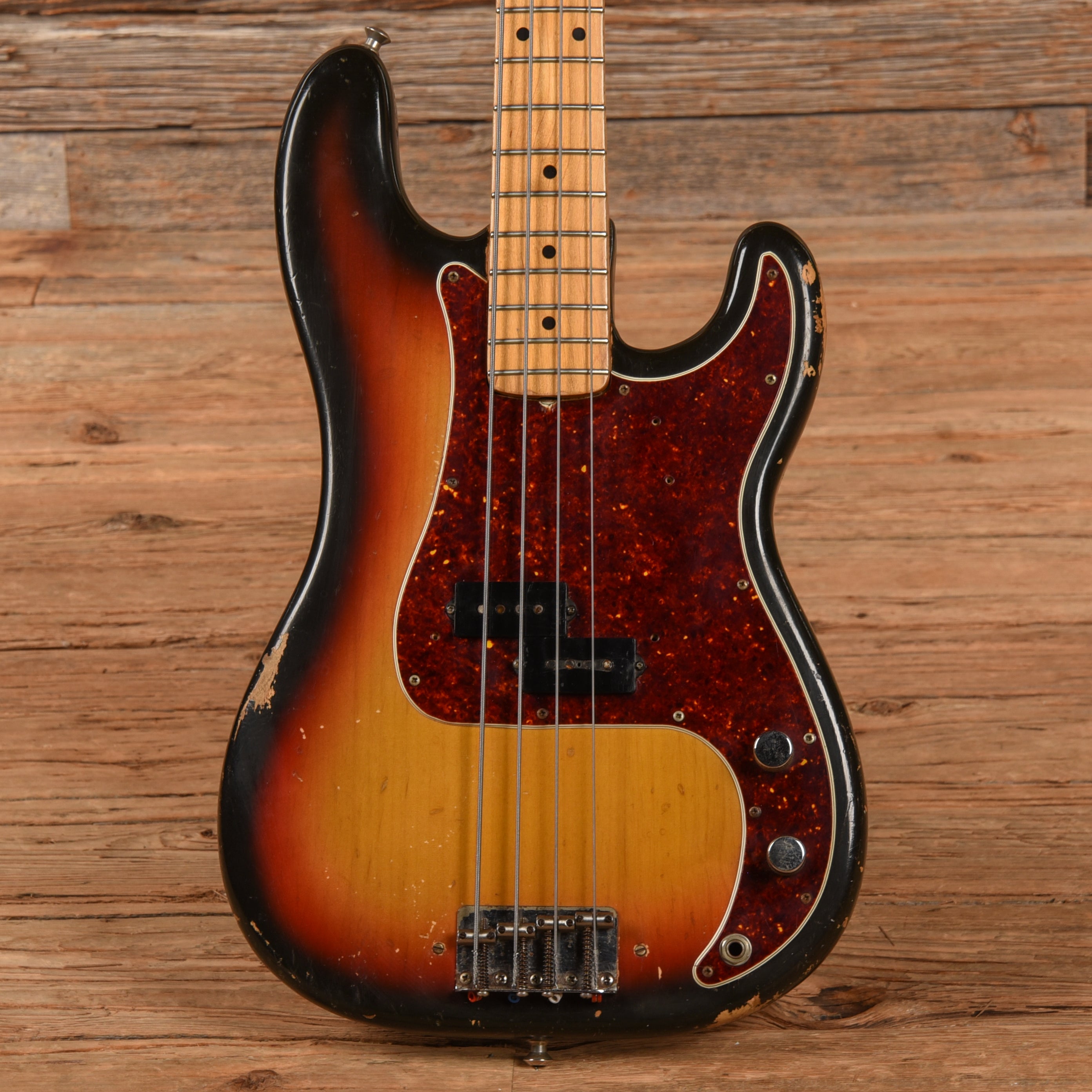 Fender Precision Bass w/Maple Cap Neck Sunburst 1970