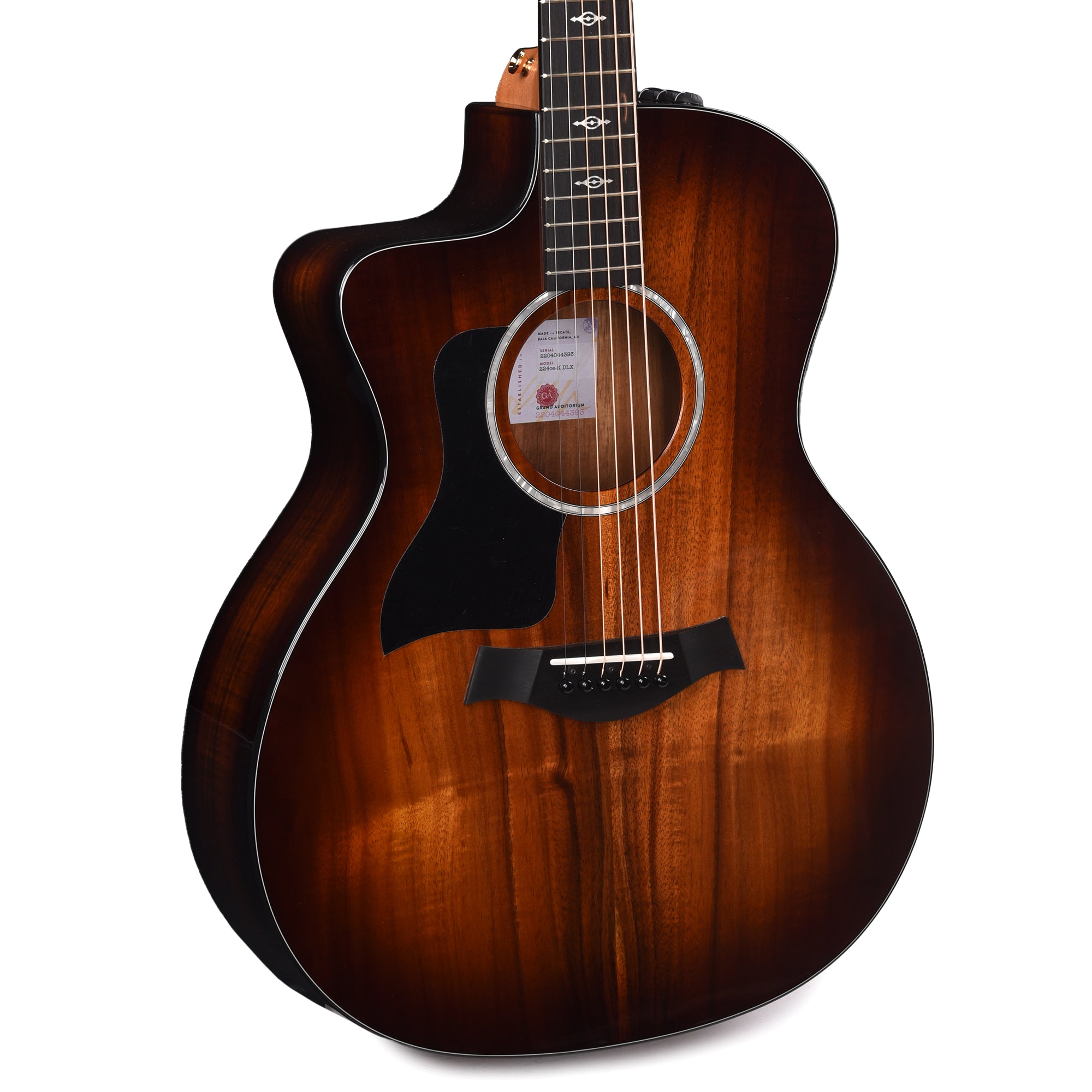 Taylor 224ce-K Deluxe LEFTY Grand Auditorium Koa Natural ES2