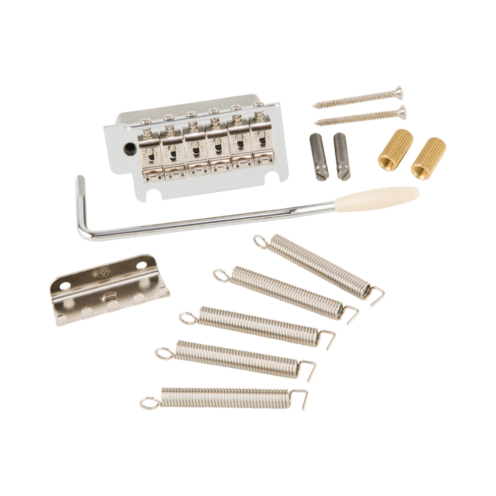 Fender Deluxe Series Stratocaster 2-Point Tremolo Assembly Chrome (Fits Most Player, Deluxe, Classic Player, and Vintera Modified Series Stratocasters)