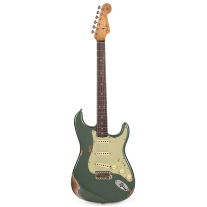 Fender Custom Shop Limited Edition 1964 L-Series Stratocaster Heavy Relic Aged Sage Green Metallic