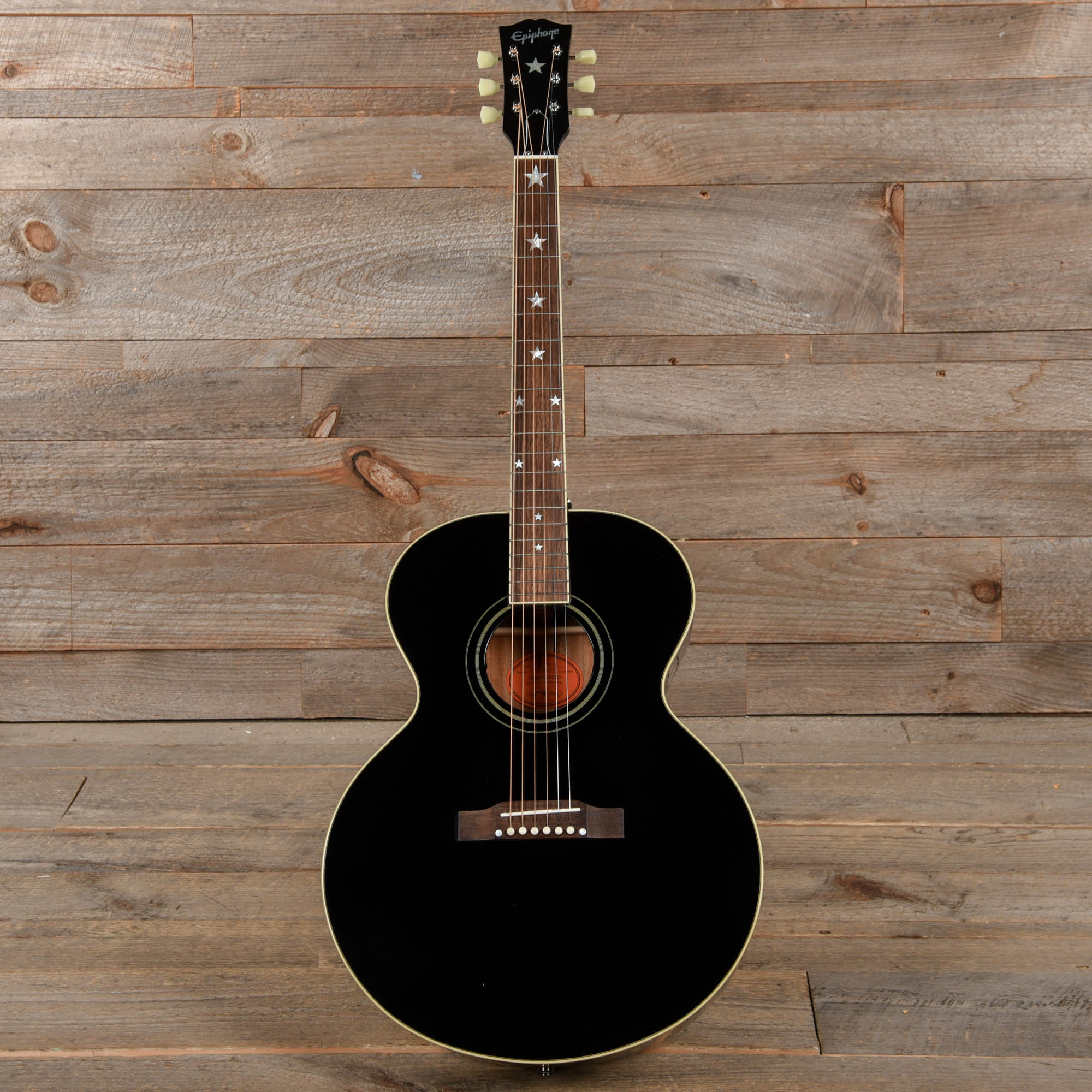 Epiphone Inspired by Gibson Custom J-180 LS Ebony