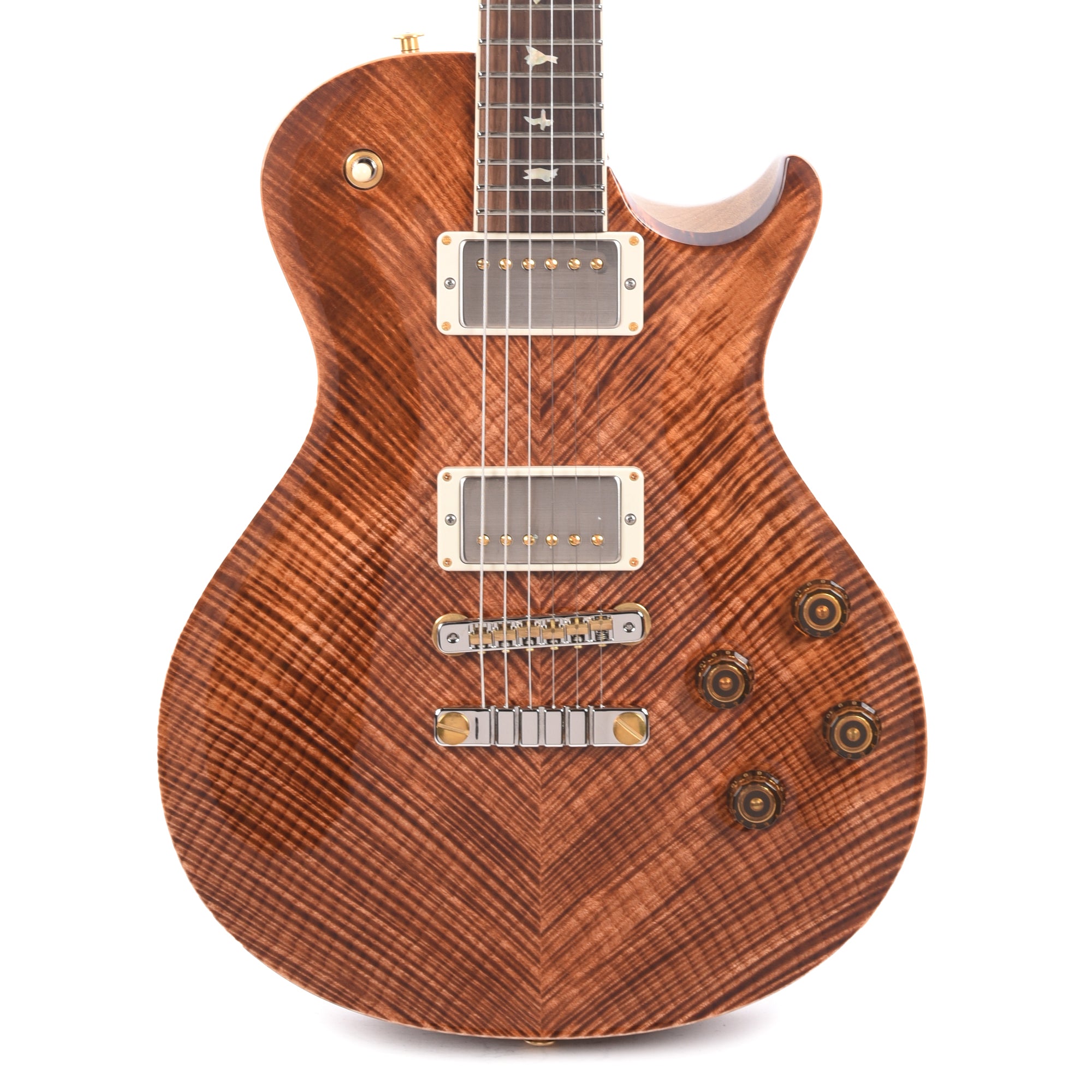 PRS Wood Library McCarty 594 Singlecut 10-Top Flame Copperhead w/Korina Body/Neck & Brazilian Rosewood Fingerboard