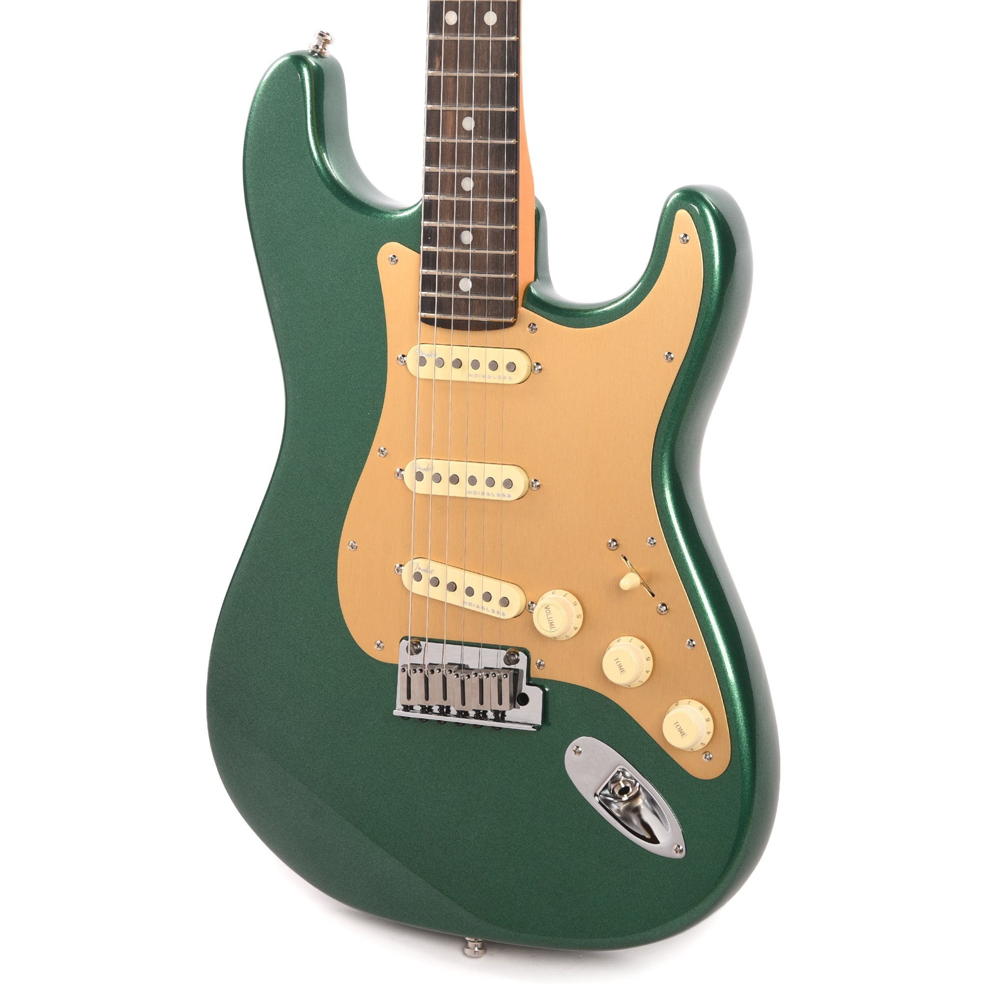 Fender American Ultra Stratocaster Mystic Pine & Anodized Gold Pickguard