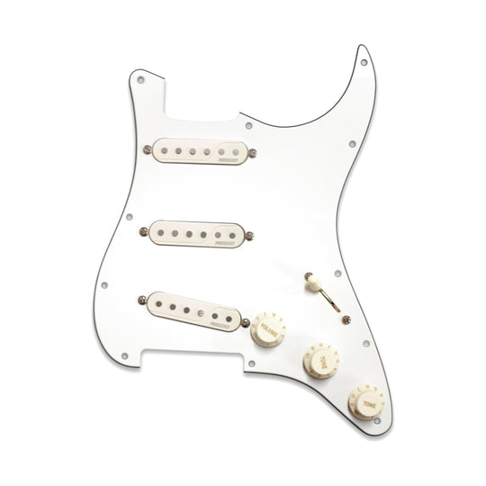 Fishman Fluence Greg Koch Strat Pickup Loaded Pickguard Set White