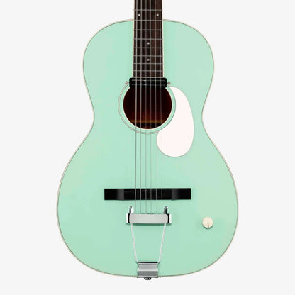 Orangewood Juniper Surf Green Live Rubber Bridge Parlor Acoustic Guitar