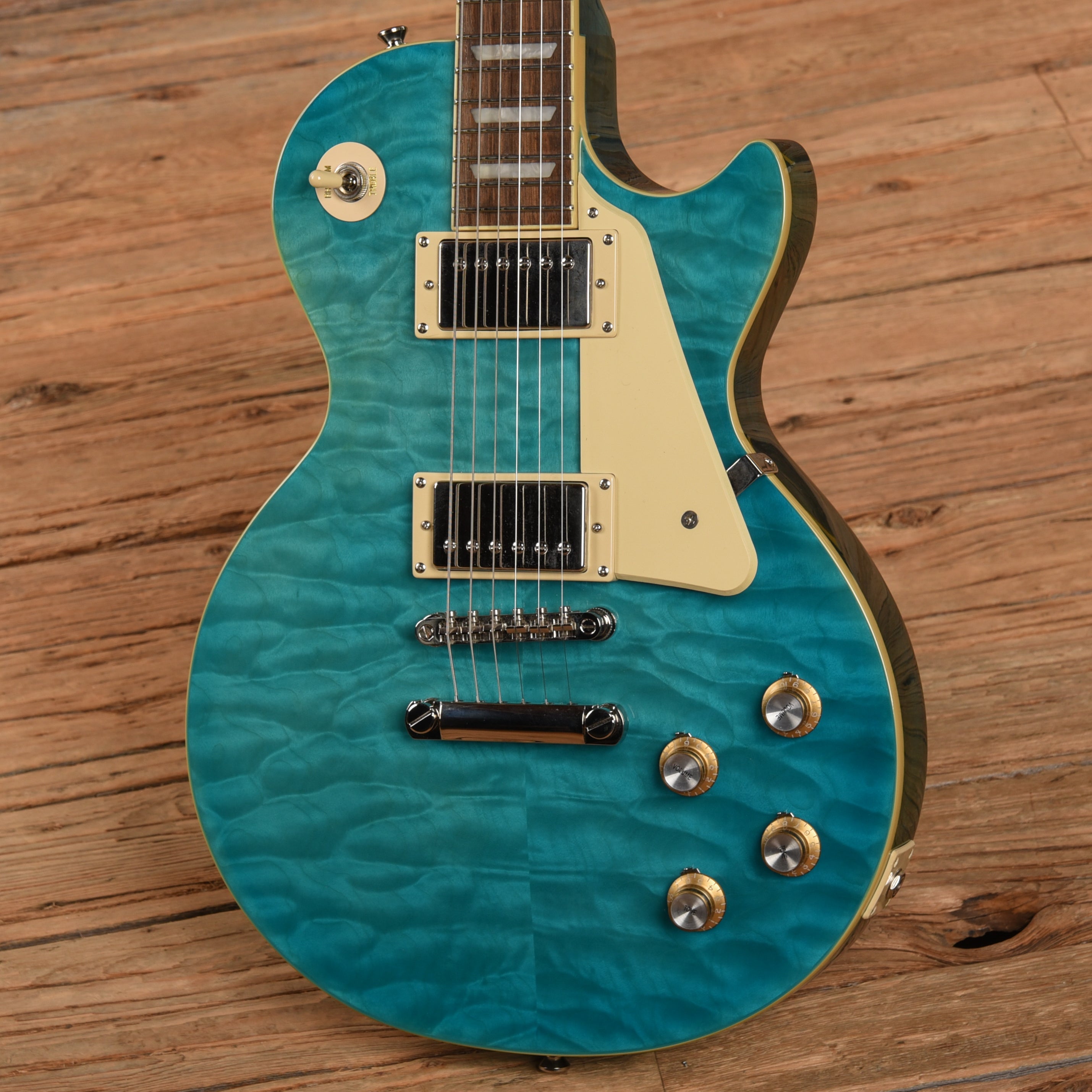 Epiphone Les Paul Standard '60s Quilt Top Transparent Blue 2021