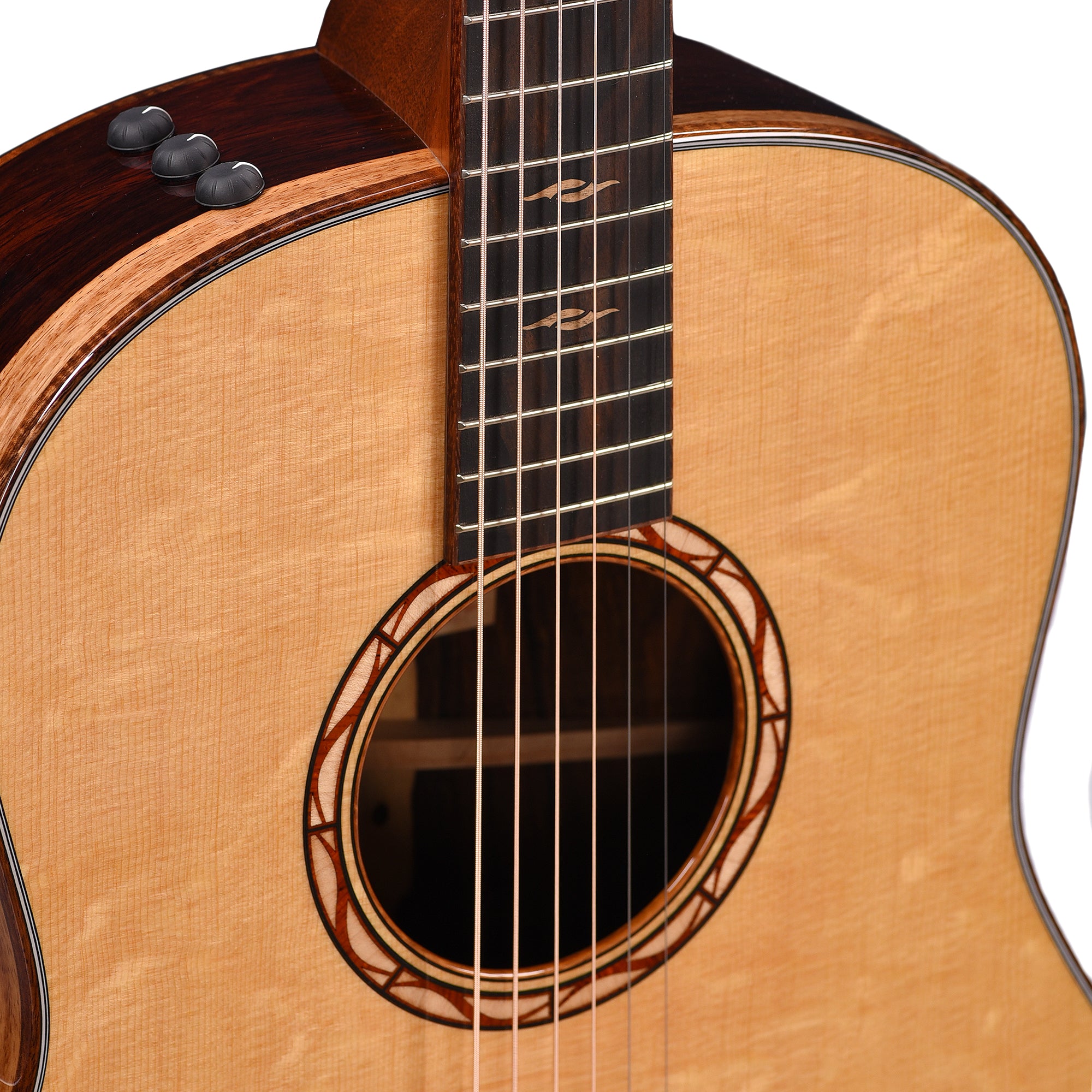 Taylor Custom Grand Pacific Premiun Bearclaw Sitka/Cocobolo Aged Toner Top ES2 w/Hawaiian Koa Binding