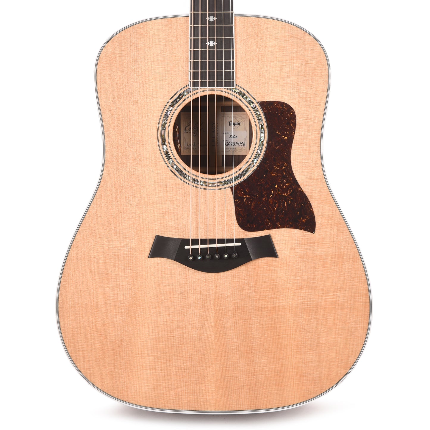 Taylor Legacy Collection 810e Dreadnought Sitka/Indian Rosewood Natural