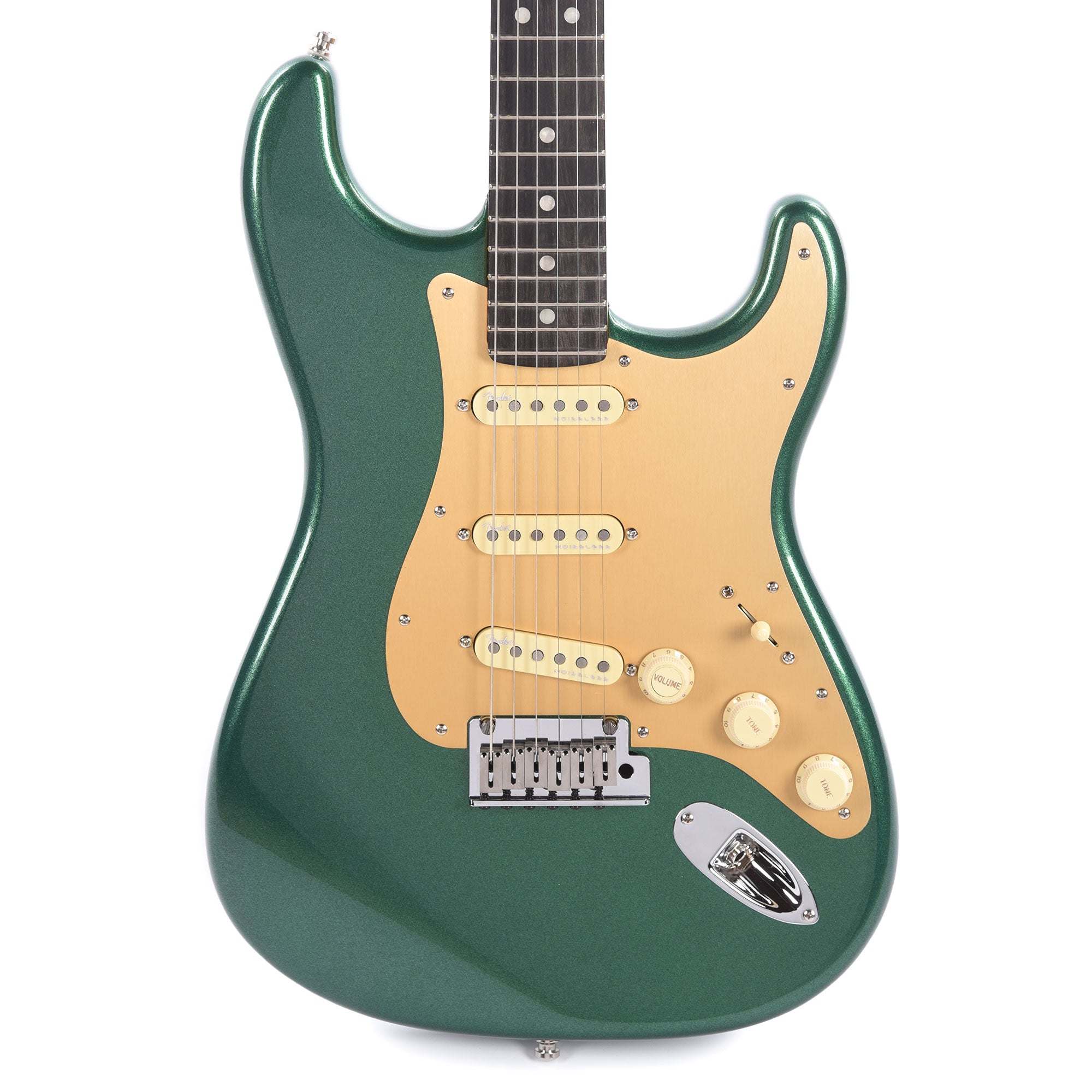 Fender American Ultra Stratocaster Mystic Pine & Anodized Gold Pickguard