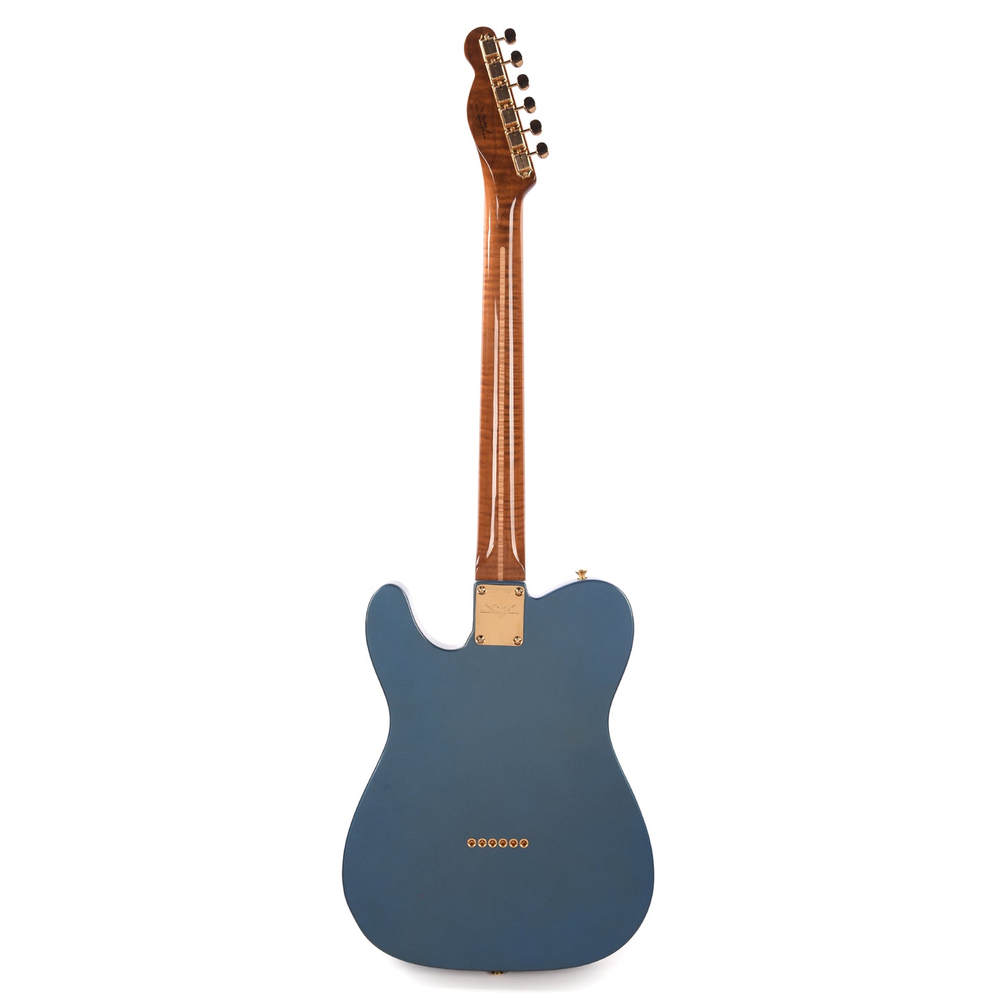 Fender Custom Shop 1950s Telecaster NOS Super Aged Lake Placid Blue w/Roasted 3A Flame Neck & Gold Hardware