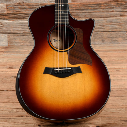 Taylor Custom Grand Auditorium Honduran Rosewood & Lutz Spruce w/Ebony Binding & Figured Mahogany Neck Tobacco Sunburst 2022