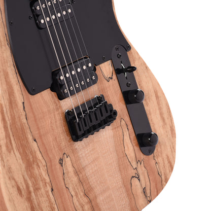 Suhr Custom Modern T HH Spalted Maple/Mahogany Natural