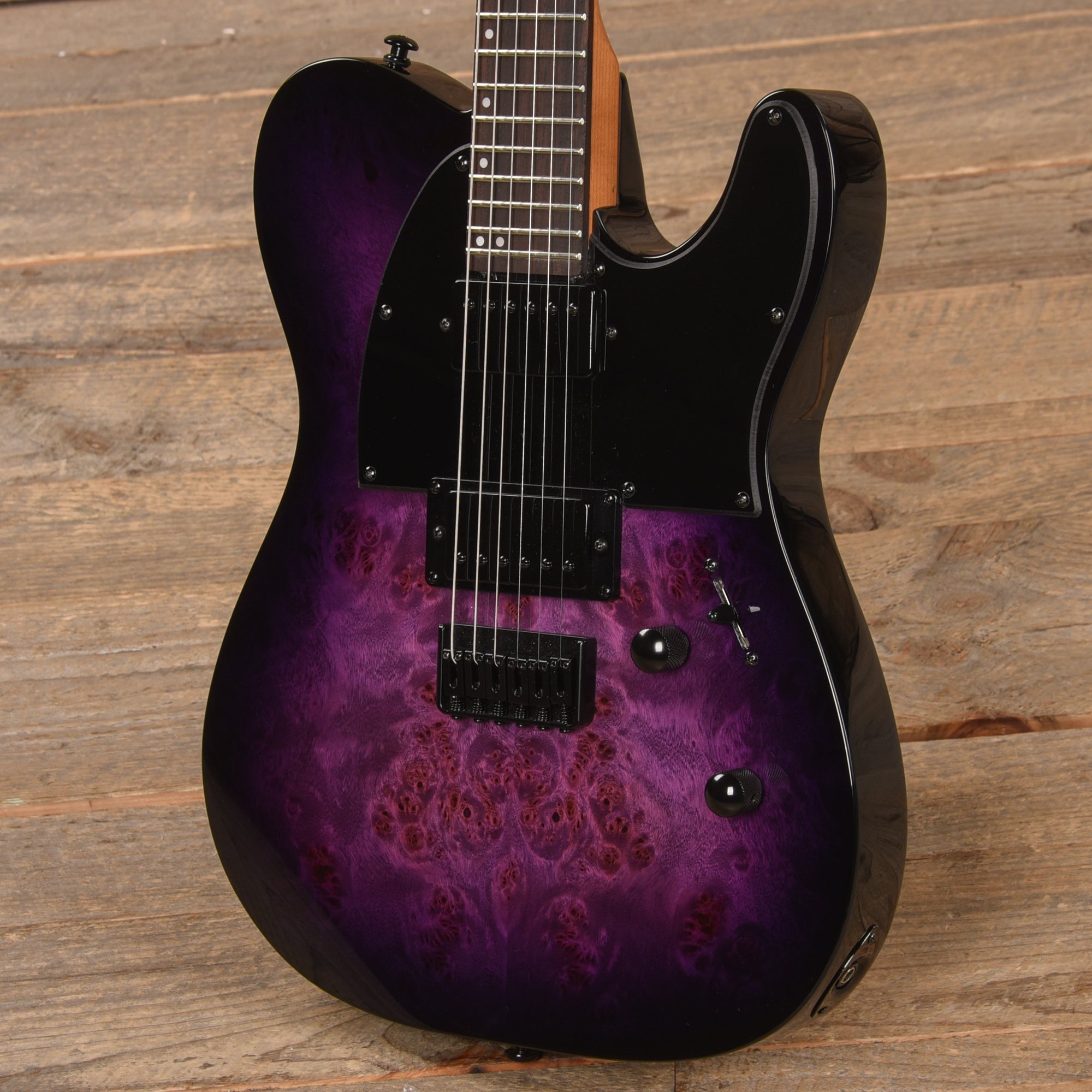 ESP LTD TE-200DX Electric Guitar Purple Burst