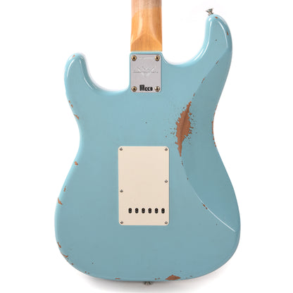 Fender Custom Shop Late '62 Stratocaster Relic w/Closet Classic Faded Aged Daphne Blue