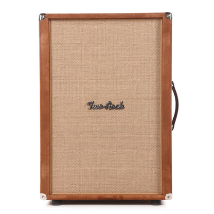 Two Rock 2x12 150w Vertical Cabinet w/Two-Rock 1265B Speaker Tobacco Suede w/ Cane Grill