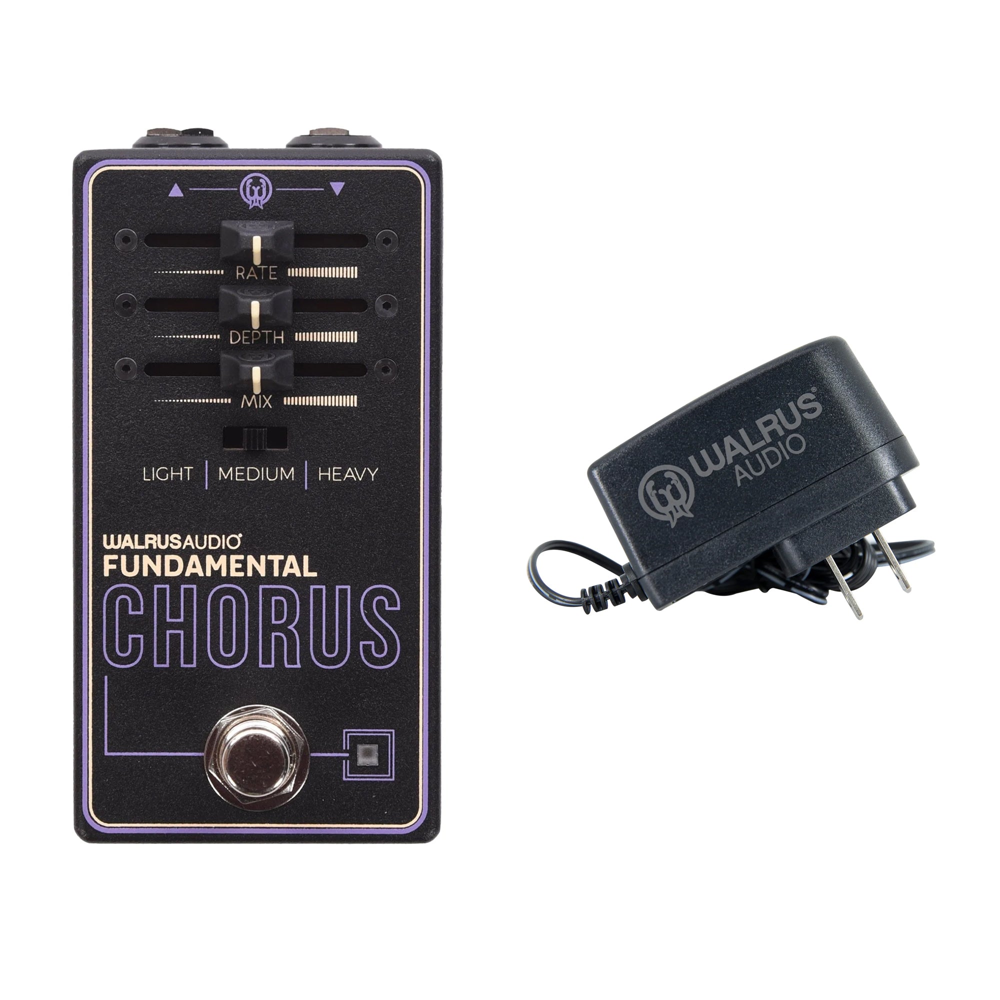 Walrus Fundamental Series Chorus Pedal and Finch Power Supply Bundle