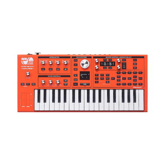 ASM Hydrasynth Explorer 888 37-Key Digital Polyphonic Synthesizer Limited Edition Orange