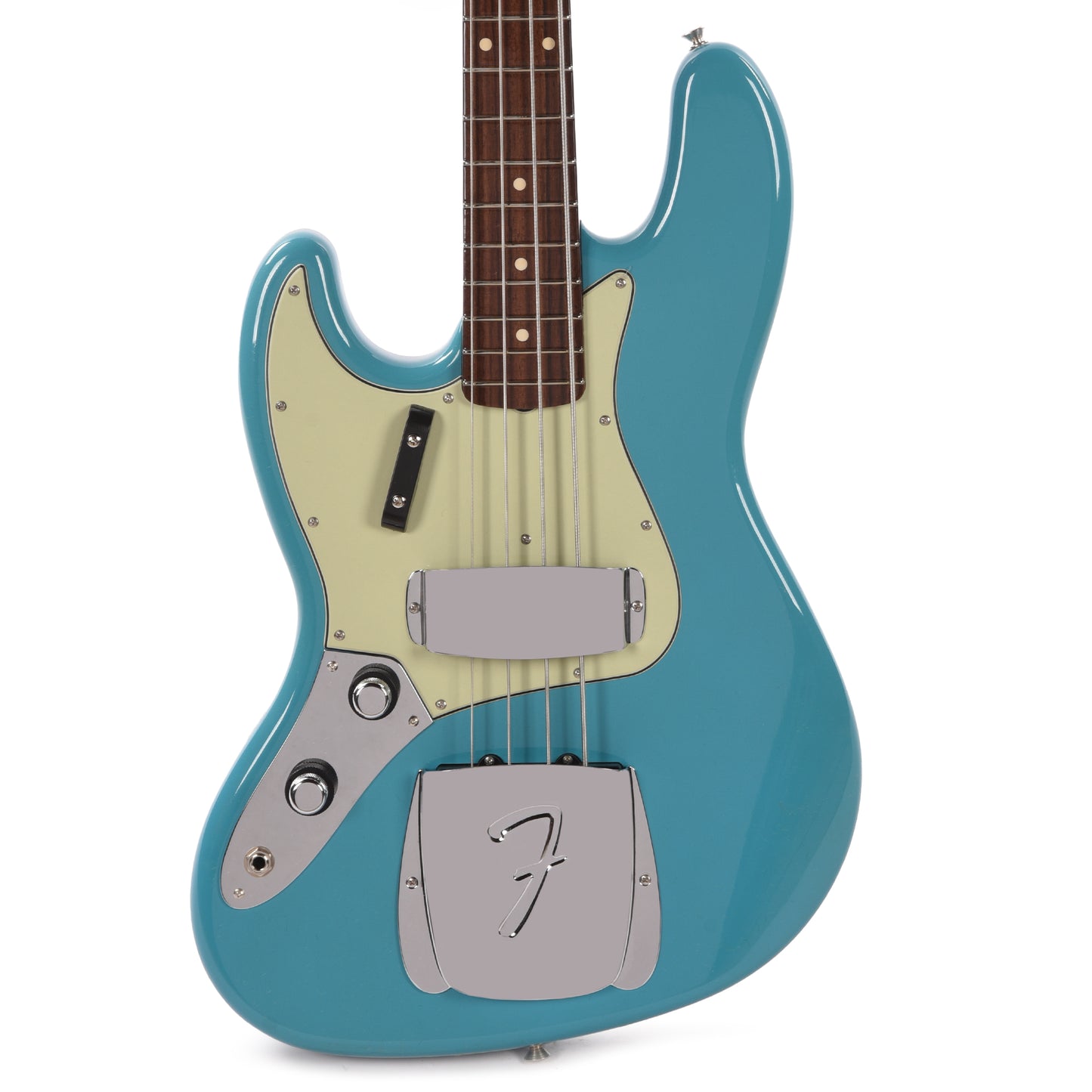 Fender Custom Shop 1960 Jazz Bass LEFTY Deluxe Closet Classic Super Aged Taos Turquoise w/Rosewood Neck