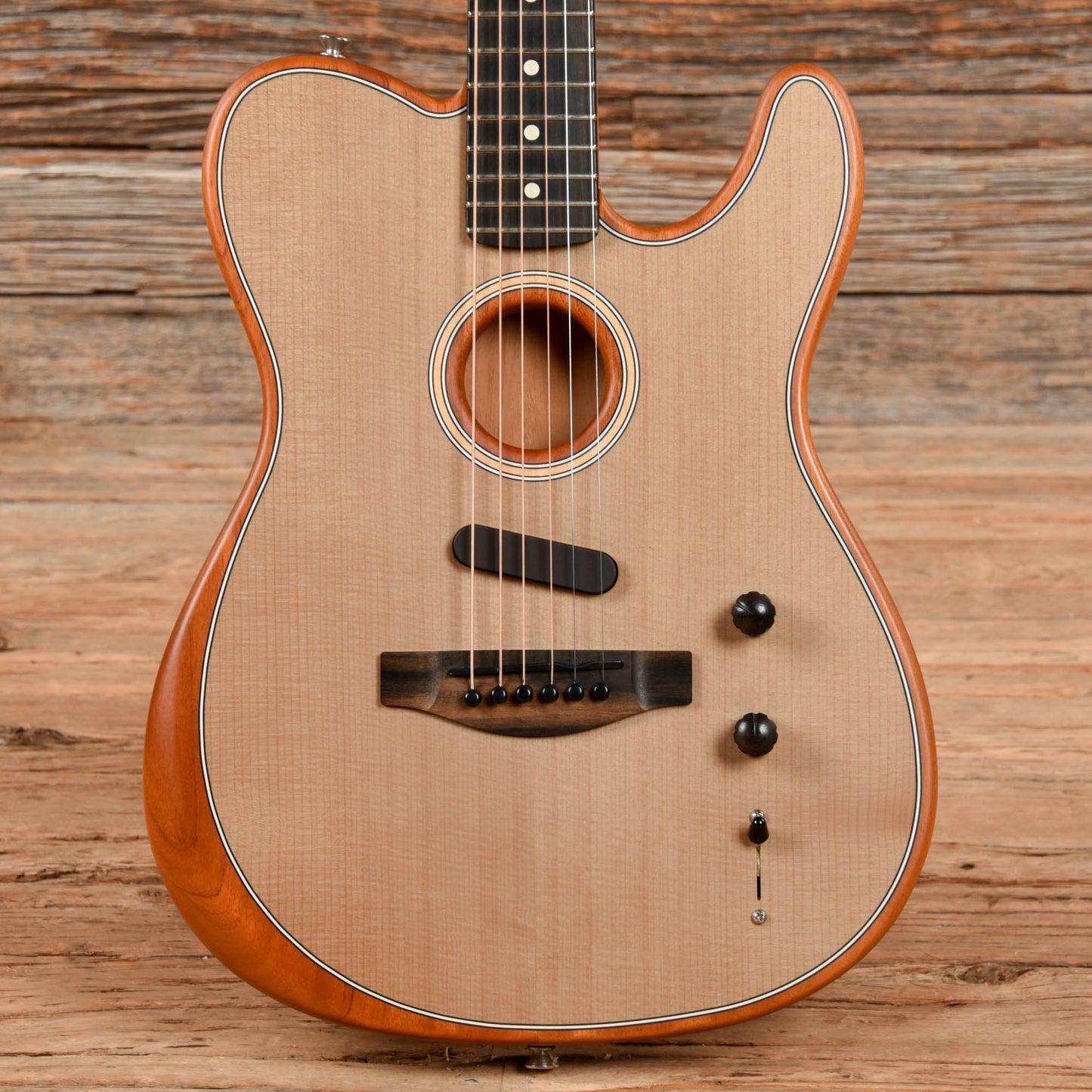 Fender American Acoustasonic Telecaster Natural 2019