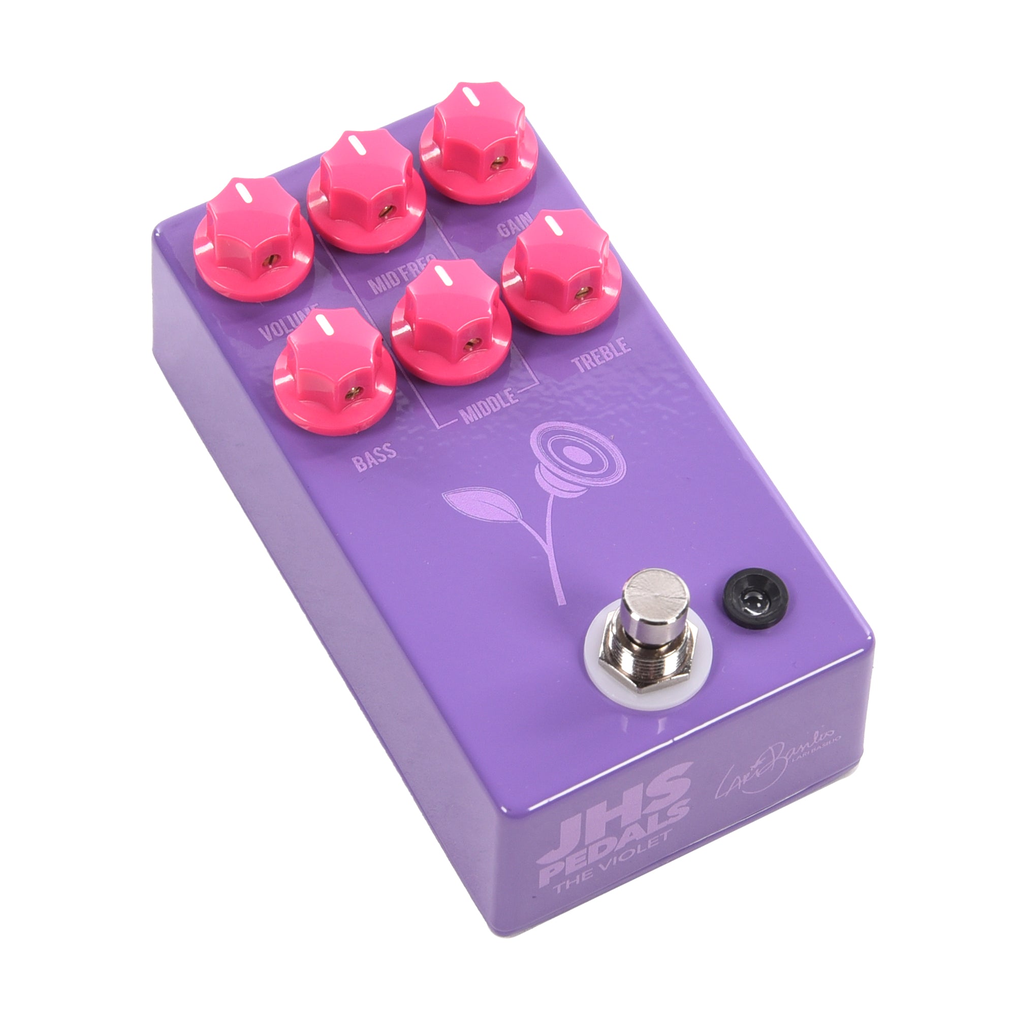 JHS Violet Lari Basilio Signature Distortion/Overdrive Pedal Purple