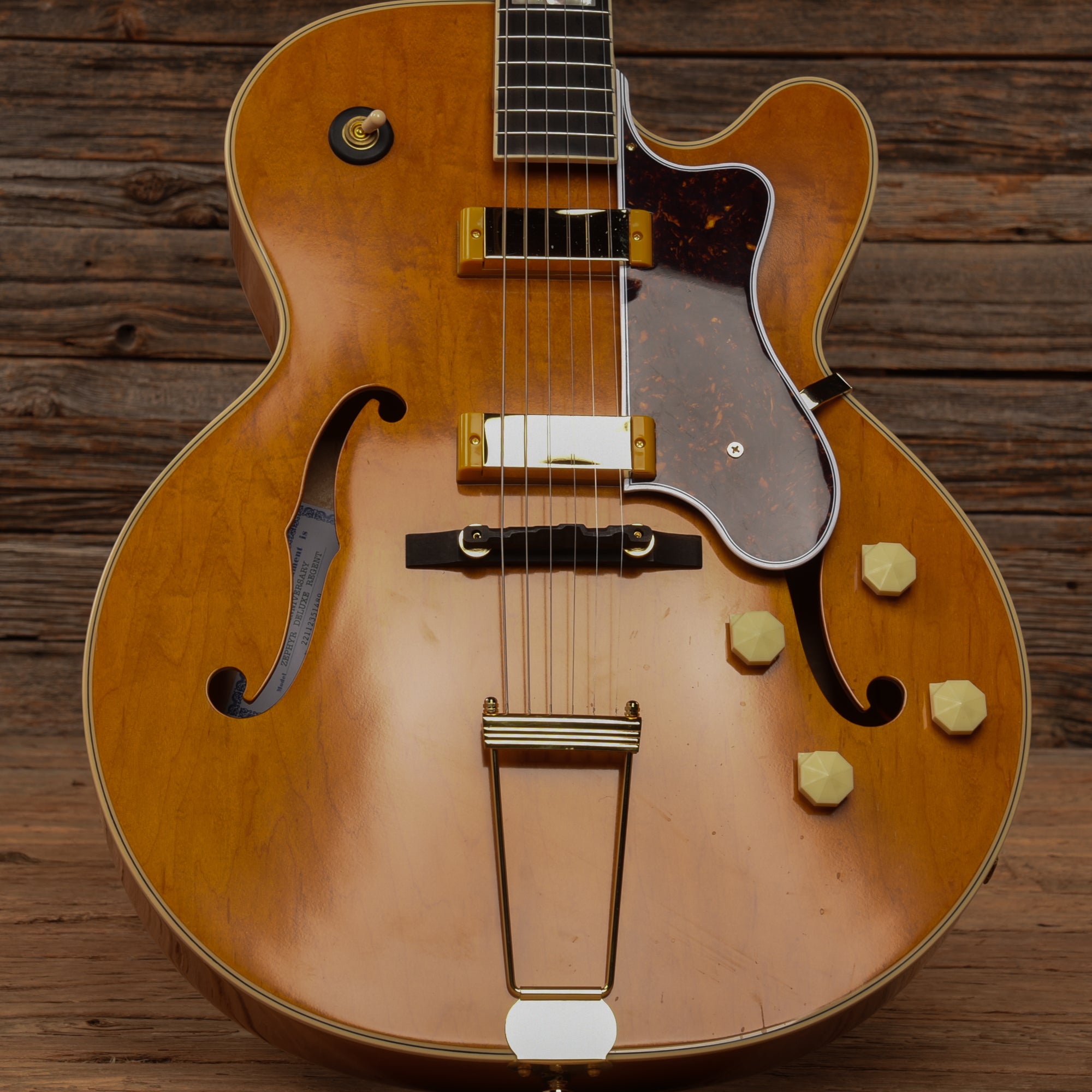 Epiphone 150th Anniversary Zephyr Deluxe Regent Natural 2022