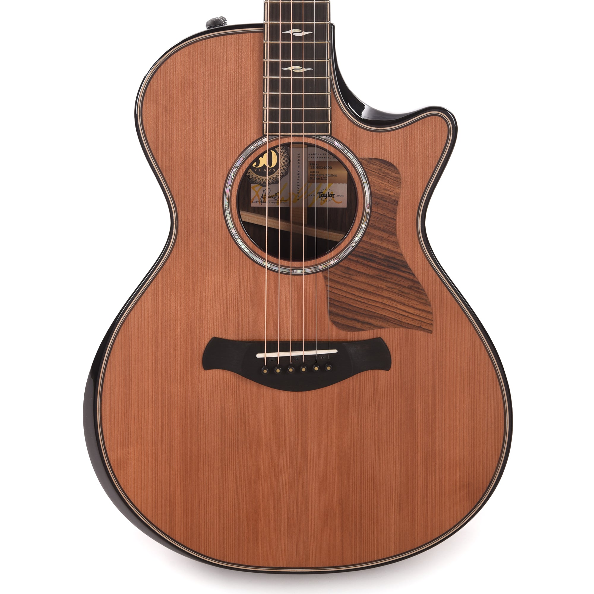 Taylor 50th Anniversary Limited Builder's Edition 812ce Grand Concert Sinker Redwood/Rosewood Natural ES2