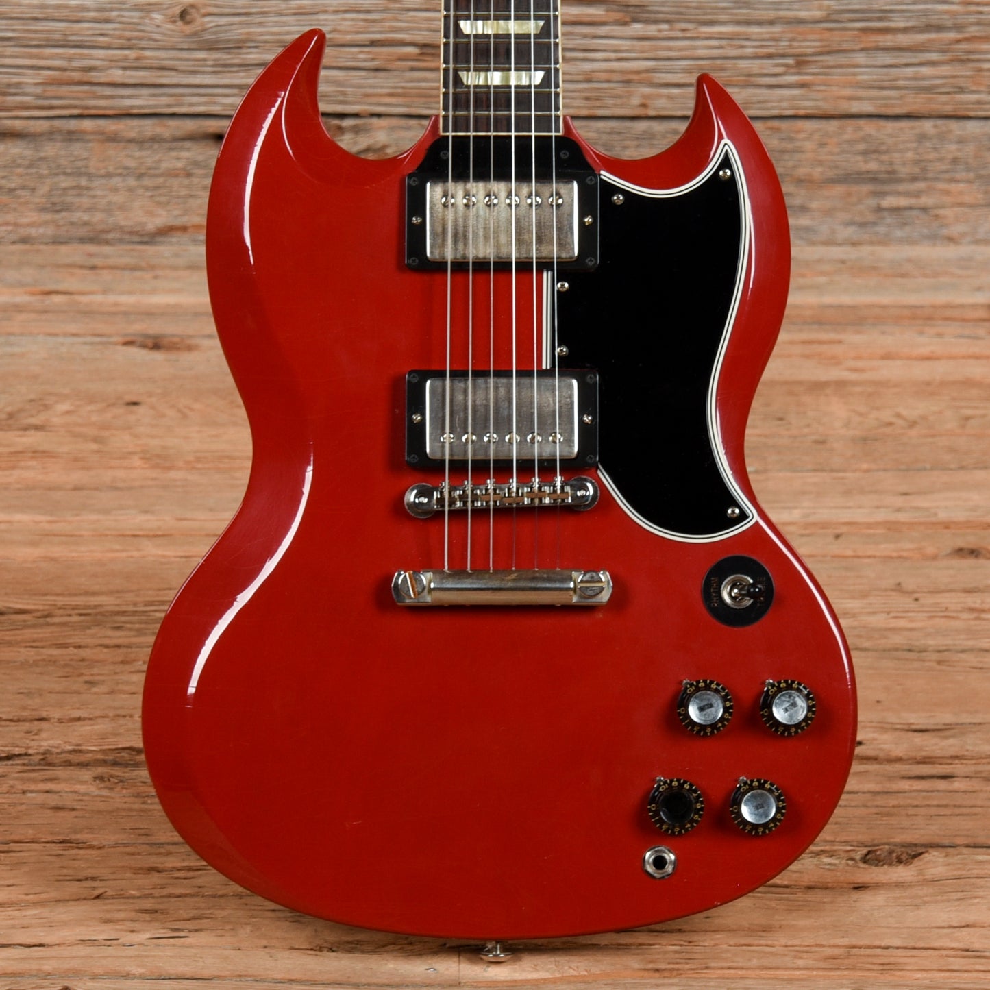 Gibson Custom Shop Murphy Lab 1961 Les Paul SG Standard "CME Spec" Ultra Light Aged Antique Cardinal Red w/Stop Bar