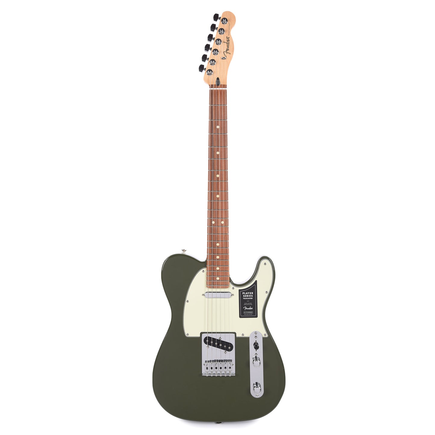 Fender Player Telecaster Olive w/3-Ply Mint Pickguard