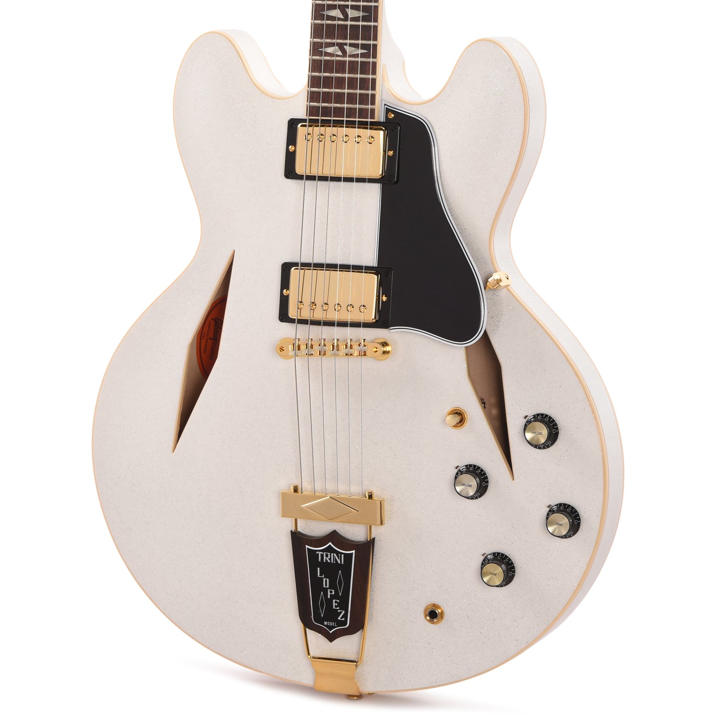 Gibson Custom Shop 1964 Trini Lopez Reissue "CME Spec" White Sparkle VOS