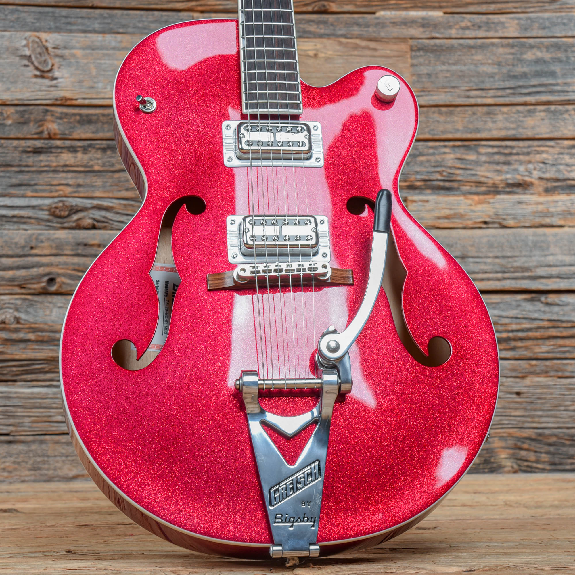 Gretsch G6120 Brian Setzer Hot Rod Magenta Sparkle 2020