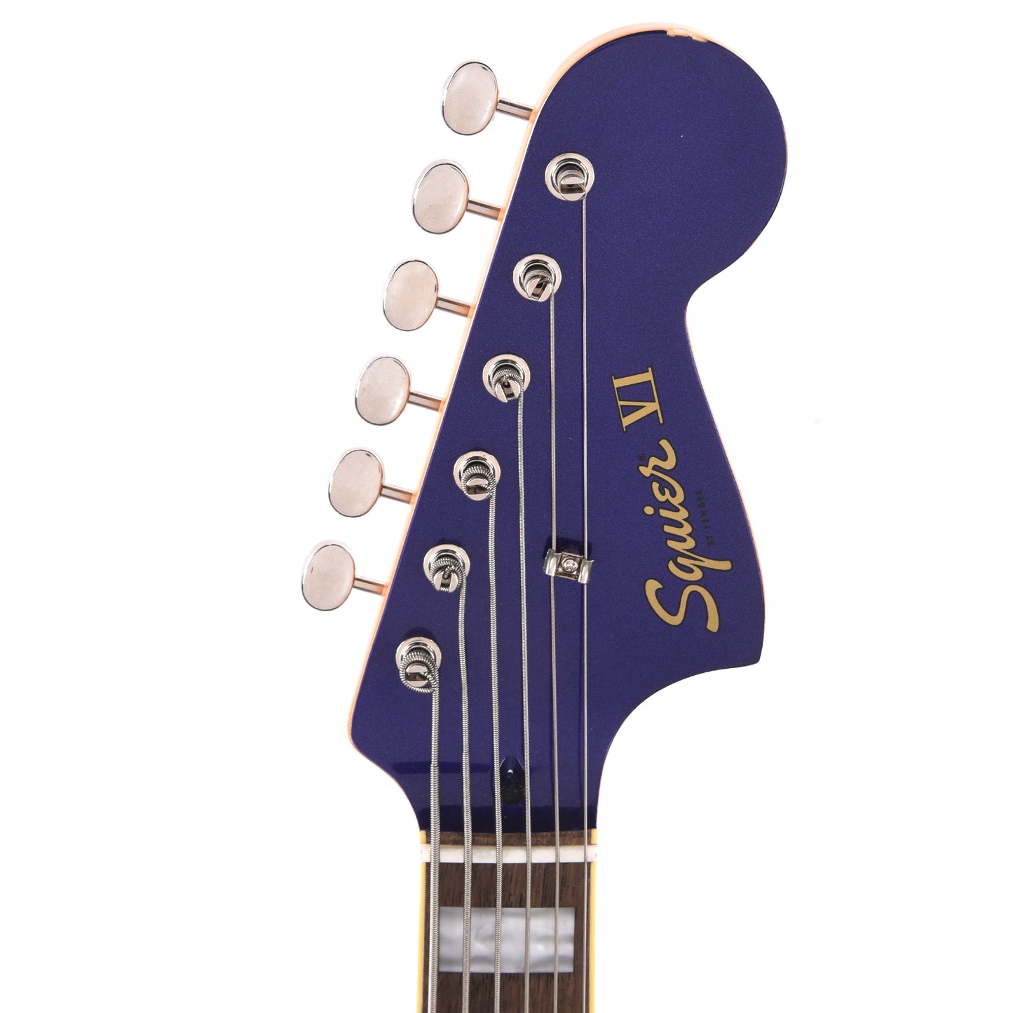 Squier Classic Vibe Bass VI Purple Metallic w/Matching Headcap