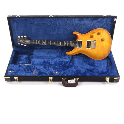 PRS Wood Library Custom 24 Piezo 10-Top Flame Faded McCarty Sunburst w/Figured Stained Neck & Ebony Fingerboard