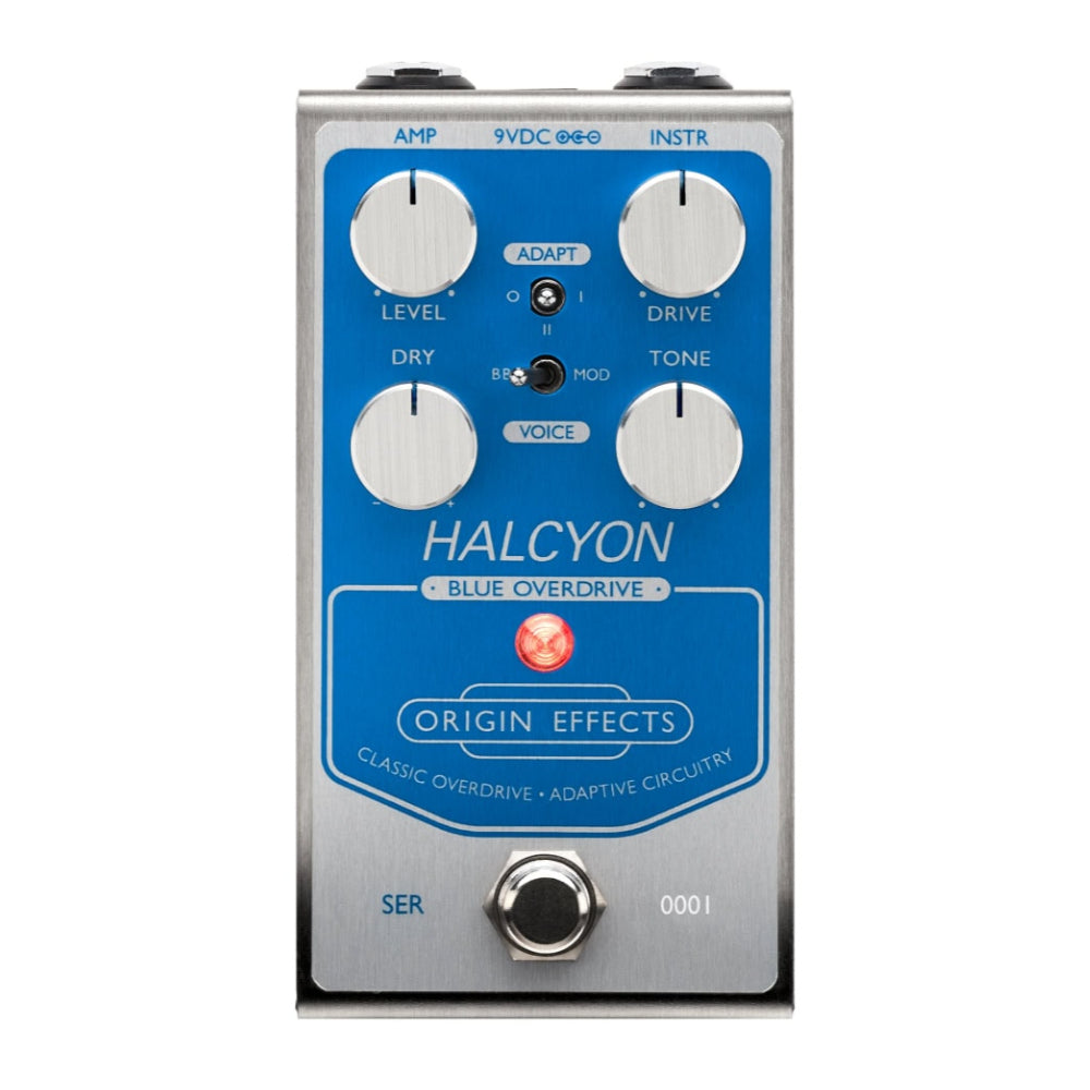 Origin Effects Halcyon Blue Overdrive Pedal