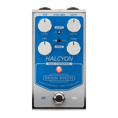 Origin Effects Halcyon Blue Overdrive Pedal