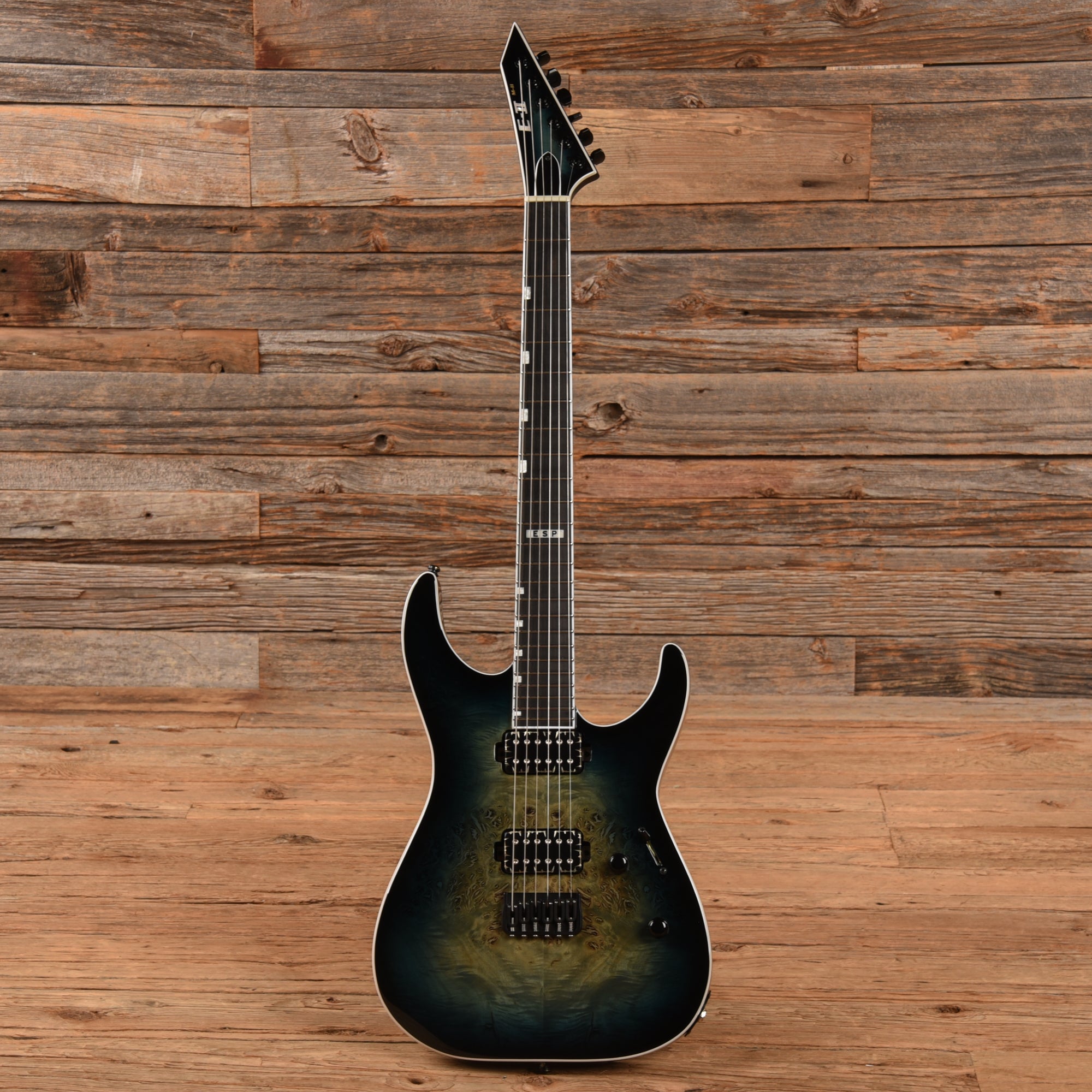 ESP E-II M-II HT Mercury Blue Burst 2022