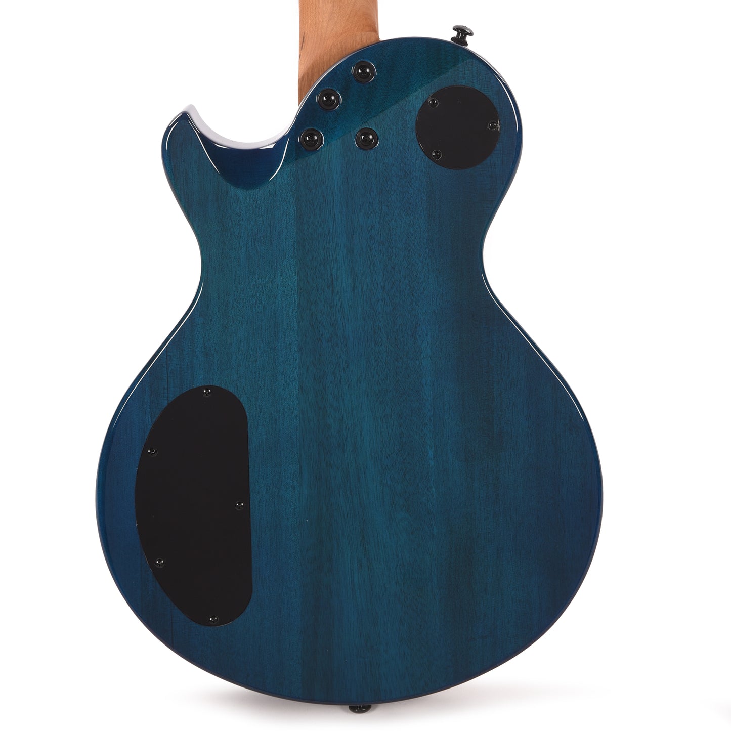 Schecter Solo-II Standard Electric Guitar Ocean Blue Burst Burl