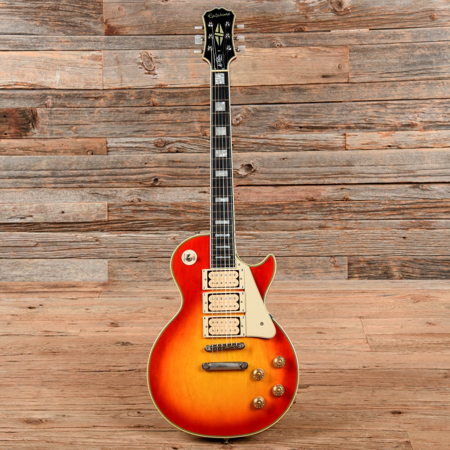 Epiphone Ace Frehley Signature Budokan Les Paul Custom Sunburst 2012