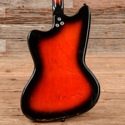 Silvertone 1478 Silhouette Red Burst 1960s